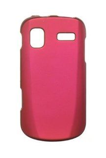 Samsung i917 Focus Rubberized Shield Hard Case   Hot Pink Cell Phones & Accessories