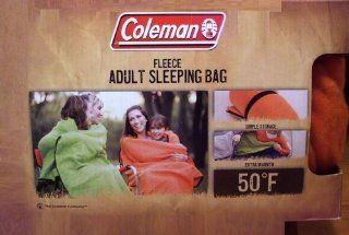 Fleece Adult Sleeping Bag  Sports & Outdoors
