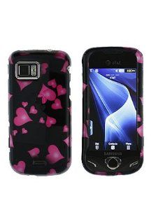 Samsung A897 Mythic Graphic Case   Raining Heart Cell Phones & Accessories