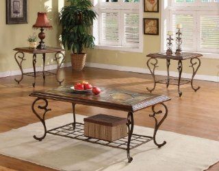 Table Collection Coffe End Hubbs 3 Piece Set   Dining Room Furniture Sets