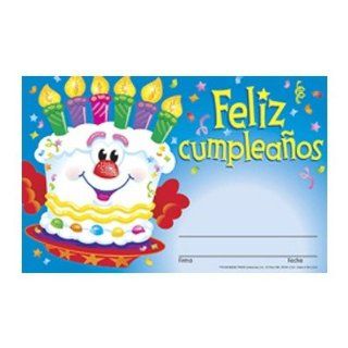Feliz cumpleanos pastel (Spanish Happy Birthday Cake) Recognition Awards Toys & Games