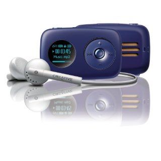 Creative Zen Stone Plus 2 GB  Player with Built in Speaker and Clip (Dark Blue)   Players & Accessories