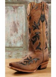 Johnny Ringo Boots Western Cowboy Leather 922 02T Womens Brown Shoes