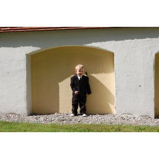 Gino Wedding Toddler Boy Formal Suit Black Size 2 / 2t (2t) Clothing