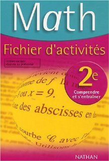 Maths Fichier d'Activité Seconde Programme 2000  Version corrigée réservée au professeur 9782091724492 Books