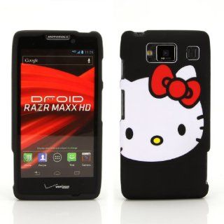 Faceplate Case for Verizon Motorola Droid RAZR HD XT926 Hello Kitty Cover Skin Hard Snap on Case Cell Phones & Accessories