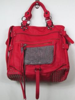 Two Lips Metal Mesh Front Pocket Tote. Shoes