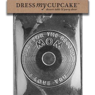 Dress My Cupcake DMCD069SET Chocolate Candy Mold, Just for The Record Mom I Love, Set of 6 Candy Making Molds Kitchen & Dining