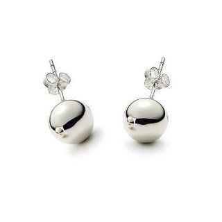 Sterling Silver 3mm High Polished Small Bead Ball Stud Earrings Sterling Silver Second Hole Earrings Jewelry