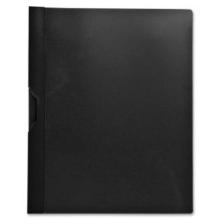 Sparco Slide Clip Report Cover, 30 Sheet Capacity, 11 x 8 1/2 Inches, Black (SPR01329)  Business Report Covers 