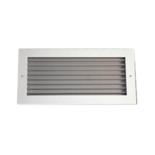 Shoemaker 907 4X22 4"x22" Aluminum Airfoil Blade Grille   White   Heating Grilles  