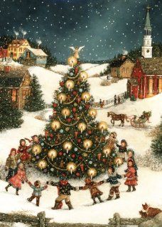 Marian Heath Boxed Christmas Cards, O Tannenbaum, 15 Count (92663)  Cardstock Papers 