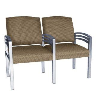 High Point Trados Metal Frame Two Ganged Guest Chairs   Adjustable Home Desk Chairs