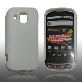NEW WHITE Rubberized Hard Case Cover Skin For Boost Mobile Samsung SPH M930 Cell Phones & Accessories