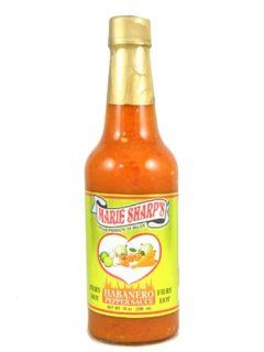 Marie Sharp's Fiery Habanero Sauce 10 Oz. (Pack of 6)  Hot Sauces  Grocery & Gourmet Food