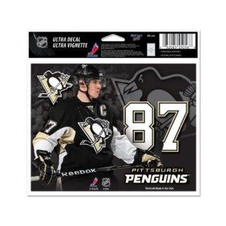 Pittsburgh Penguins Official NHL 4.5"x6" Car Window Cling Decal  Sports Fan Automotive Decals  Sports & Outdoors