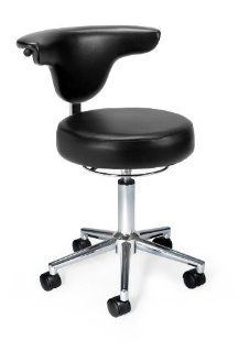 OFM Anti Microbial/Bact Anatomy Vinyl Chair, Black   Desk Chairs