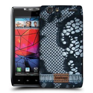 Head Case Designs Blue Lace Over Light Denim Jeans and Laces Hard Back Case Cover for Motorola DROID RAZR XT910 Cell Phones & Accessories