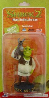 Shrek 2 Mini Bobblehead Figure ~ Shrek & Donkey Toys & Games