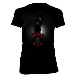 The Voice Women's Team Usher Red Shoes Junior T Shirt Clothing