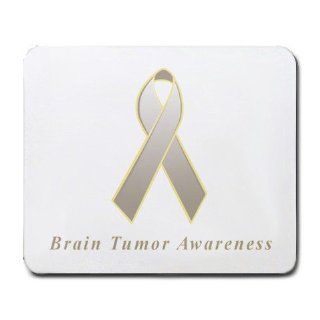 Brain Tumor Awareness Ribbon Mouse Pad 