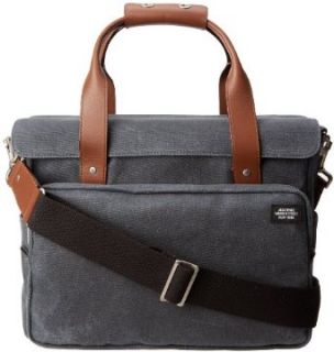 Jack Spade Stone Burlap Survey Bag Briefcase,Slate,One Size Clothing