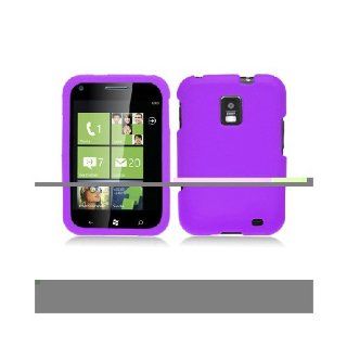 Samsung Focus S i937 SGH I937 Purple Soft Silicone Gel Skin Cover Case Cell Phones & Accessories