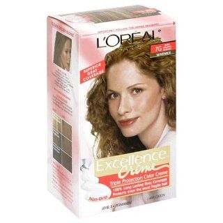 Loreal Excellence Triple Protection Hair Color Creme, 7g Dark Golden Blonde   1 Ea (Pack of 3)  Chemical Hair Dyes  Beauty