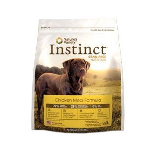 Bundle 80 Instinct Grain Free Chicken Meal Dry Dog Food (Set of 2) Size 25.3 lb bag  Dry Pet Food 