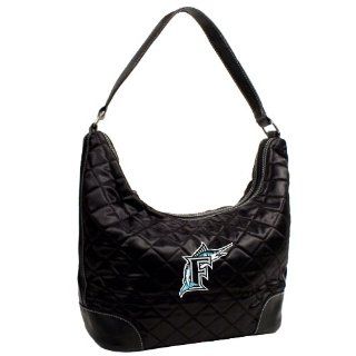 MLB Florida Marlins Team Color Quilted Hobo  Sports Fan Bags  Sports & Outdoors
