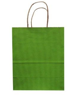 Jillson Roberts Eco Line Recycled Medium Kraft Bags, 18 Count, Lime (MK941)  Gift Wrap Bags 