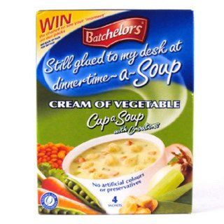 Batchelors Cup a Soup Cream of Vegetable  Packaged Vegetable Soups  Grocery & Gourmet Food
