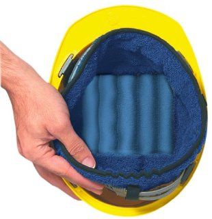 MiraCool Navy Blue Terry Hard Hat Liner for suspension, One Size, #919    