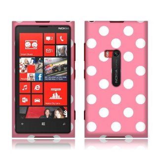 Nokia Lumia 920 Pink Polka Dots Cover Cell Phones & Accessories