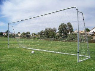 24' X 8' x 5' Large Huge Steel Soccer Goal w/ Quality Net. New Portable Training Aid. Regulation Fifa Size Goals. 24 x 8 Official Size. MLS 24x8  Sports & Outdoors