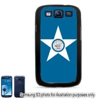 Houston Texas TX City State Flag Samsung Galaxy S3 i9300 Case Cover Skin Black Cell Phones & Accessories