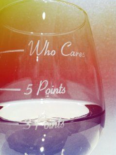 The Points Glass Stemless Wine Glass by Caloric Cuvee Wine Glasses Kitchen & Dining