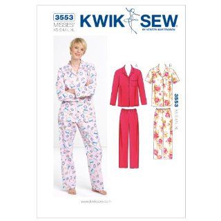 Kwik Sew K3553 Pajamas Sewing Pattern, Size XS S M L XL