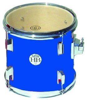HB Drums 15 Power Tom Toms Clearance Sale Choice of Finishes Wrap Finish Avalon Metallic Blue" Musical Instruments