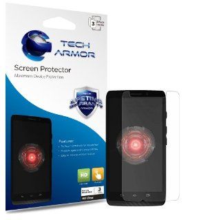 Tech Armor Verizon Motorola Droid MINI Smartphone Premium High Definition (HD) Clear Screen Protector with Lifetime Replacement Warranty [3 PACK]   Retail Packaging Cell Phones & Accessories