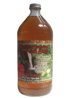 Raw Organic Hawaiian Noni Juice   32 Ounce Glass Bottle Health & Personal Care