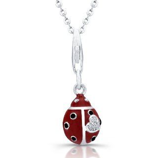 925 Sterling Silver Ladybug Necklace Jewelry
