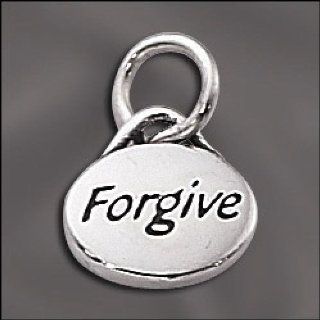 Charm FORGIVE Message Charm .925 Sterling Silver 