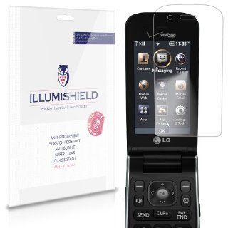 iLLumiShield   LG Exalt Screen Protector Japanese Ultra Clear HD Film with Anti Bubble and Anti Fingerprint   High Quality (Invisible) LCD Shield   Lifetime Replacement Warranty   [3 Pack] OEM / Retail Packaging (Model(s) VN360) Cell Phones & Accesso