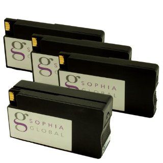 Sophia Global Remanufactured Ink Cartridge Replacement for HP 950 951 (1 Black, 1 Cyan, 1 Magenta, 1 Yellow) Electronics
