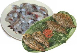 1 lb. Smoked Mackerel and 2 lbs. Jumbo Shrimp  Fish Seafood  Grocery & Gourmet Food