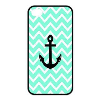 Anchor Design Durable TPU Case Protective Cover For Iphone 4 4s Ip4 AX73103 Cell Phones & Accessories
