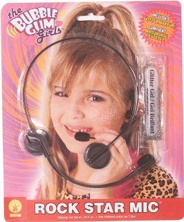 Child's Rock Star Faux Microphone Headset Toys & Games