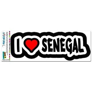 I Love Heart Senegal MAG NEATO'STM Automotive Car Refrigerator Locker Vinyl Magnet Automotive