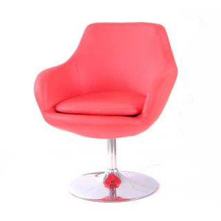 International Design Toledo Swivel Leisure Arm Chair B160 Orange / B160 Red C